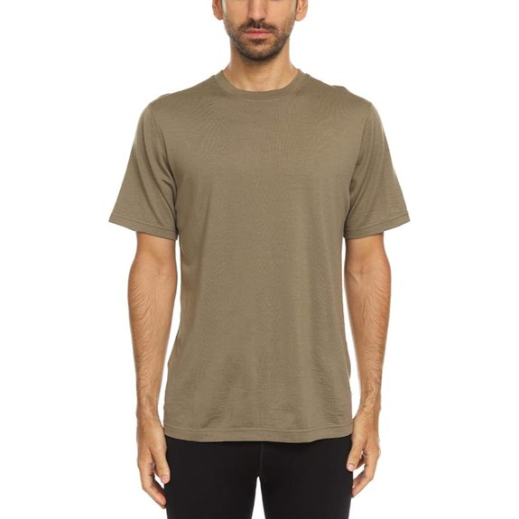 5 Best Merino Wool Tees That Feel Like Cloud Nine 1 100% Merino Wool Men's Lightweight T-Shirt - Crew Neck Short Sleeve Shirt