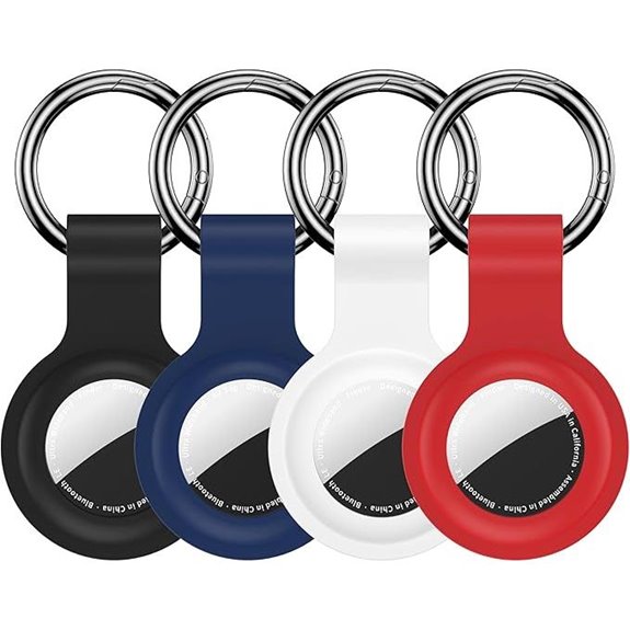 5 Airtag Holders That Actually Stay On Track 5 AirTag Holder Case Silicone 4 Pack for Air Tags