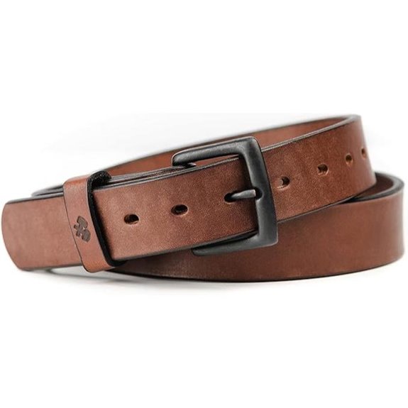 4 Best Magnetic Buckle Belts That Actually Stay Put 3 All American Leather Belt – USA Made Work Belt