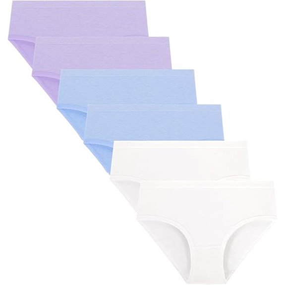 5 Best Ant-Odor Underwear Your Confidence Will Love 3 BAMBOO COOL Tween Girls Seamless Underwear 6 Pack