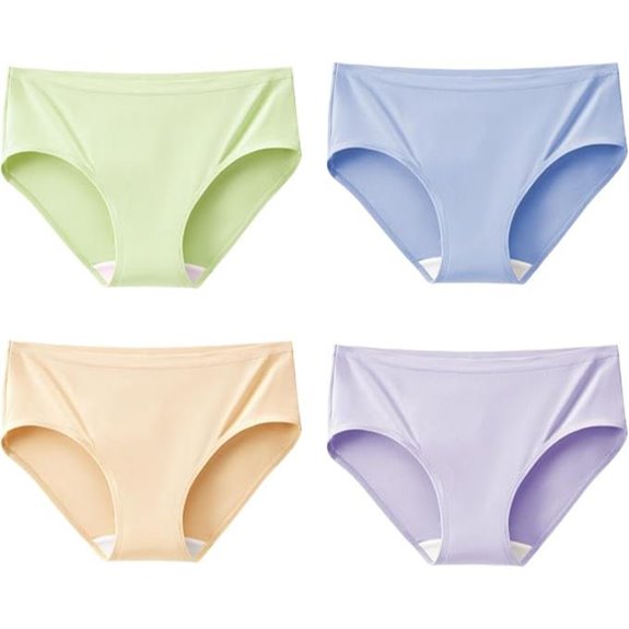5 Best Ant-Odor Underwear Your Confidence Will Love 5 Battewa Cotton Odor-Resistant Women’s Underwear (4 Pack)