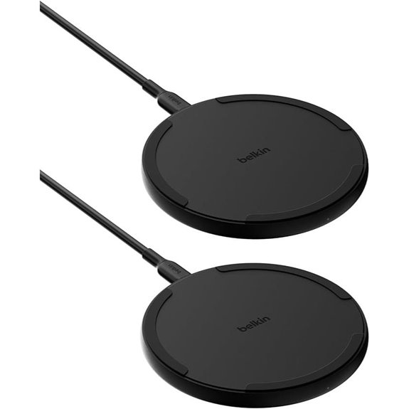 5 Best Wireless Charging Pads That Actually Last All Day 4 Belkin Wireless 15W Qi Charger Pad (2-Pack)