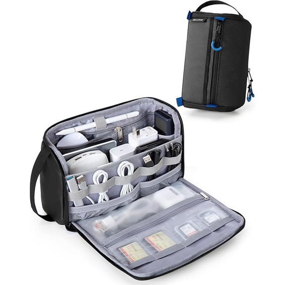 5 Best Cable Organizer Cases Worth Keeping Neat and Tidy 5 Electronics Organizer Travel Case with Water-Resistant Pouch