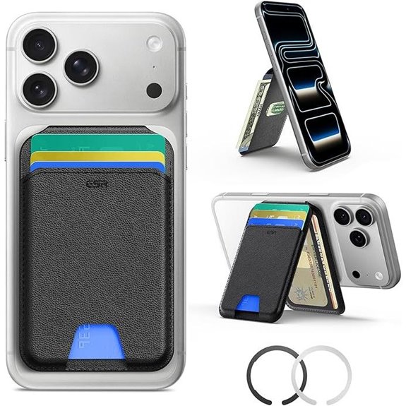 5 Best MagSafe Wallet Stands Worth Showing Off 5 ESR MagSafe Wallet with Stand for iPhone/Samsung