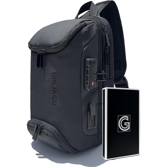 5 Best Anti-Theft Sling Bags You’ll Actually Use 4 GINJKGO Men’s Sling Crossbody Bag with TSA Lock