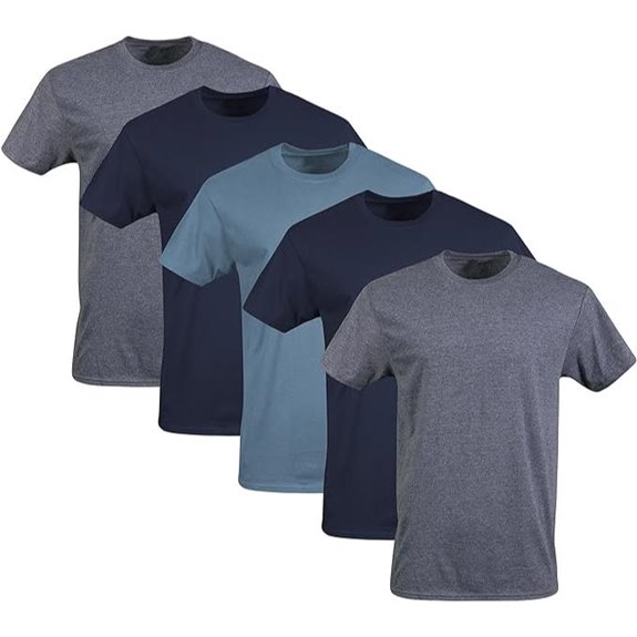 5 Moisture-Wicking Tees You’ll Actually Wear All Day 5 Gildan Men's Crew T-Shirts Multipack Style G1100