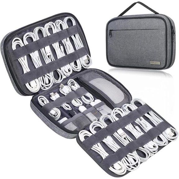 5 Best Cable Organizer Cases Worth Keeping Neat and Tidy 4 Lacdo Cord Organizer Travel Case—6 Layer Storage