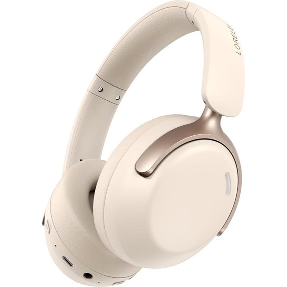 5 Best Noise-Canceling Headphones Worth the Upgrade 2 LORELEI QC30 ANC Headphones with Case (Beige)