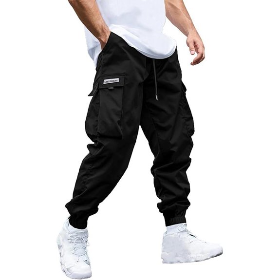 5 Tech Cargo Joggers You’ll Reach For Every Day 4 Mens Cargo Joggers with Elastic Waist Drawstring