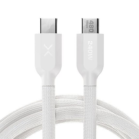 5 Best 100W USB-C Cables That Don’t Quit on Power 4 NOCO XGrid XC1 USB-C Fast Charging Cable (3 ft)
