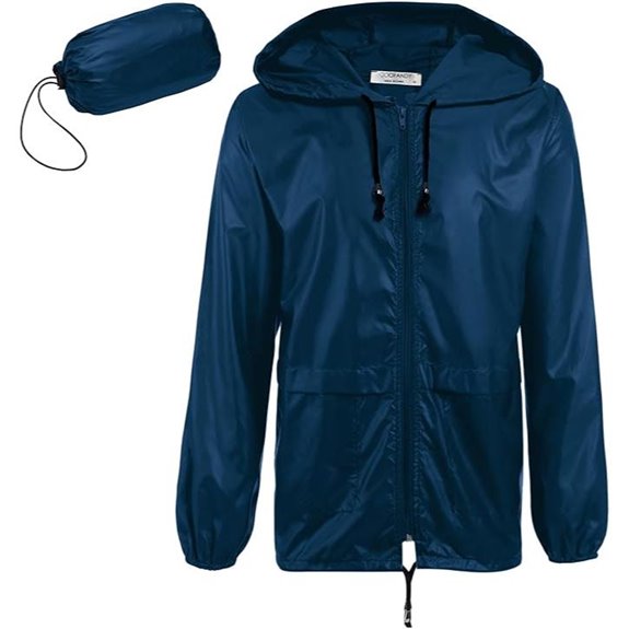 4 Best Packable Rain Shells You’ll Actually Use Everyday 1 COOFANDY Men’s Packable Lightweight Waterproof Rain Jacket