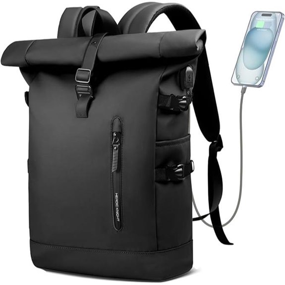 5 Best Roll-Commute Backpacks You’ll Actually Use Daily 5 Rolltop Waterproof Laptop Backpack with USB Charging Port