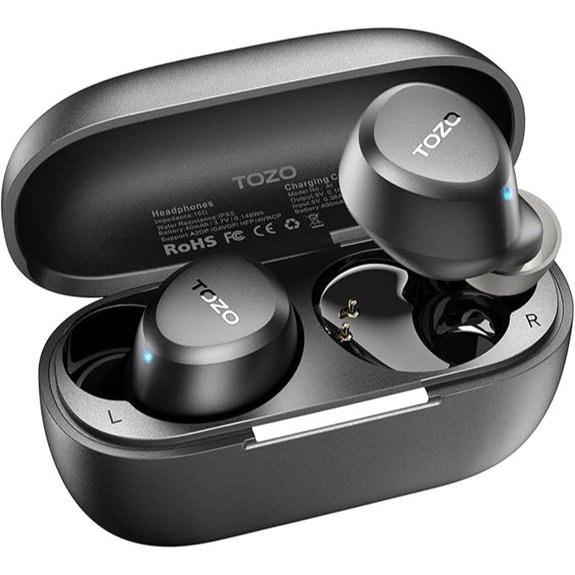 4 Best Earbuds for Commuting That Won’t Let You Down 1 TOZO A1 Wireless Earbuds with AI Call Case